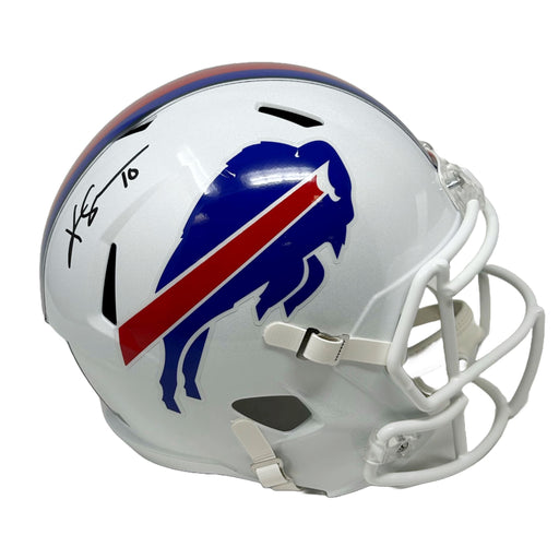 Khalil Shakir Signed Buffalo Bills Full Size 2021 Speed Replica Helmet Signed Full Size Helmets TSE Buffalo 