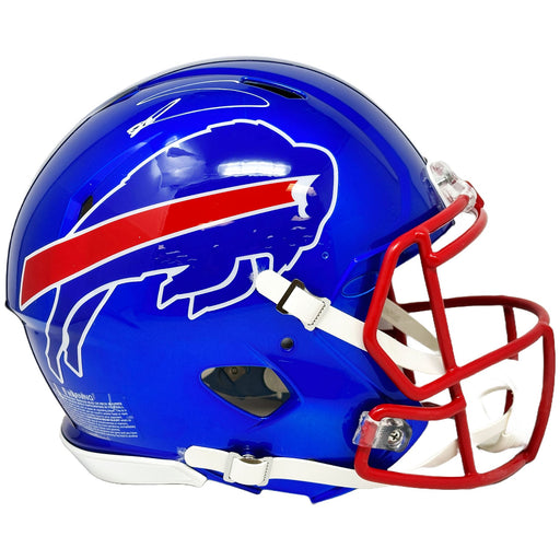 Stefon Diggs Signed Buffalo Bills Full Size Flash Speed Authentic Helmet Signed Full Size Helmets TSE Buffalo 