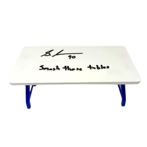 Shaw Lawson Signed Mini Table with Smash Those Tables Signed Mini Table TSE Buffalo 