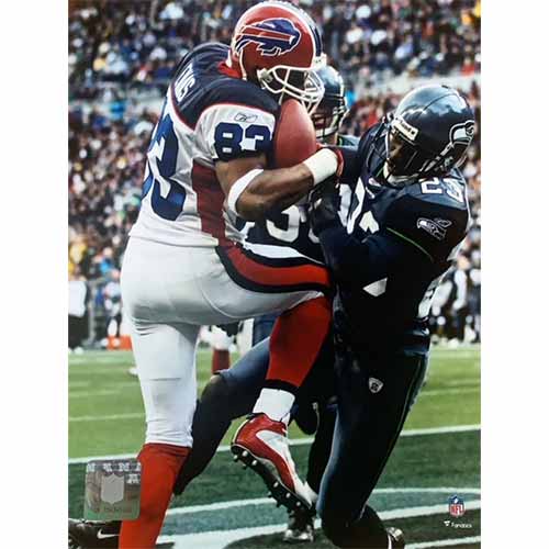 Lee Evans Running with Ball Vs. Seahawks Unsigned 8x10 Photo Unsigned Photos TSE Buffalo 