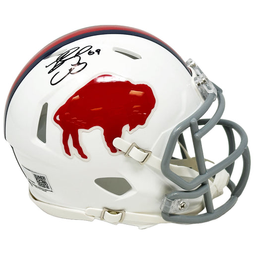 Reid Ferguson Signed Standing Buffalo Speed Mini Helmet Signed Mini Helmets TSE Buffalo 