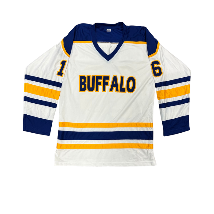 Pat LaFontaine Signed Pro-Style White Hockey Jersey