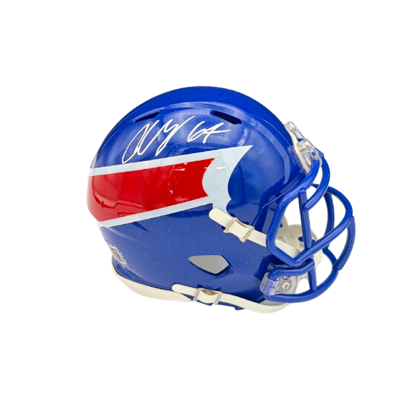 O'Cyrus Torrence Signed Buffalo Bills Nickel City Alternate Speed Mini Helmet