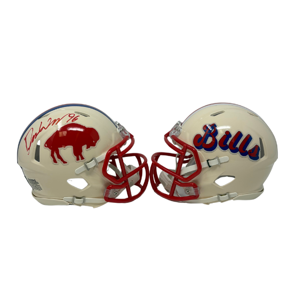 Deone Walker Signed Buffalo Bills Retro Speed Mini Helmet