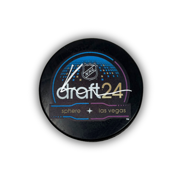 Konsta Helenius Signed NHL Draft Hockey Puck