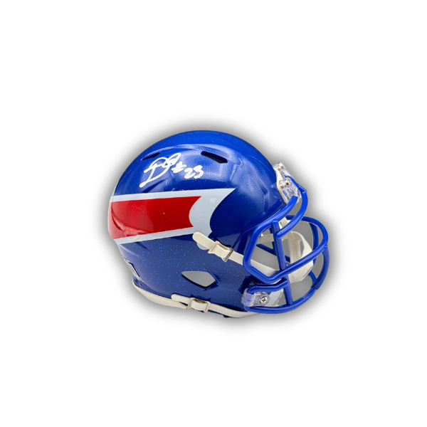 Dee Alford Signed Buffalo Bills Nickel City Alternate Speed Mini Helmet