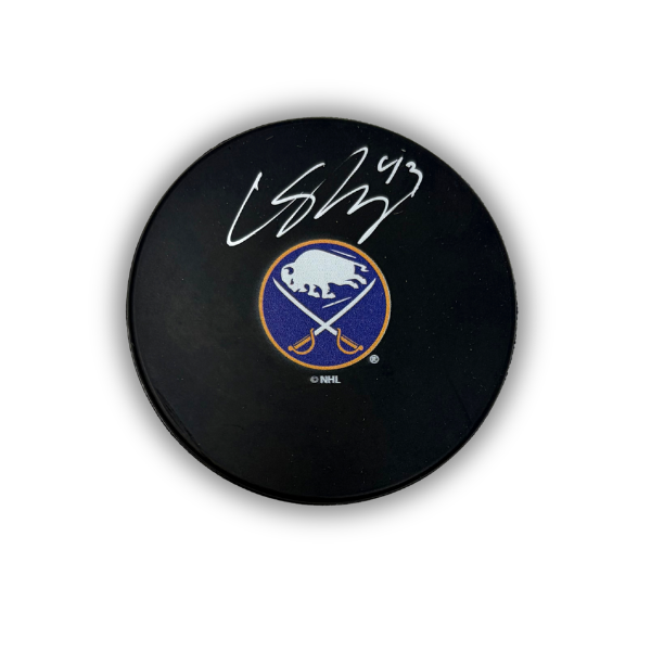 Conor Sheary Signed Buffalo Sabres Small Logo Puck