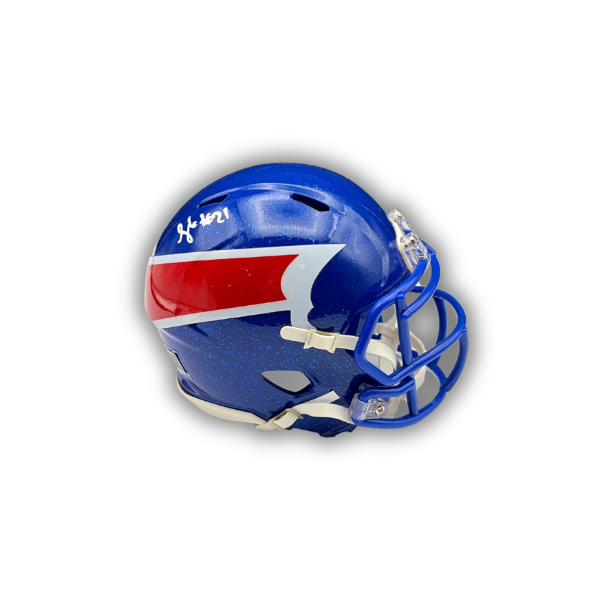 Davison Igbinosun Signed Buffalo Bills Nickel City Alternate Speed Mini Helmet