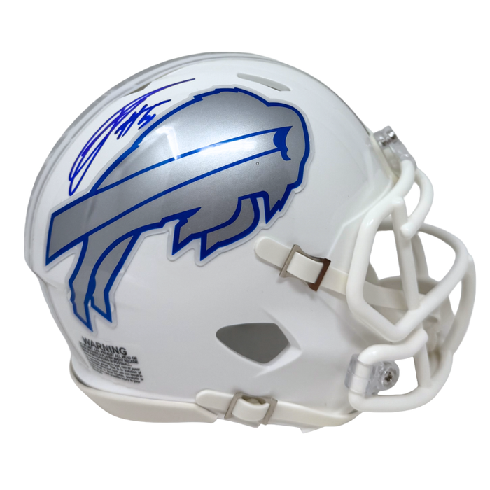 Joshua Palmer Signed Buffalo Bills Rivalries Speed Mini Helmet