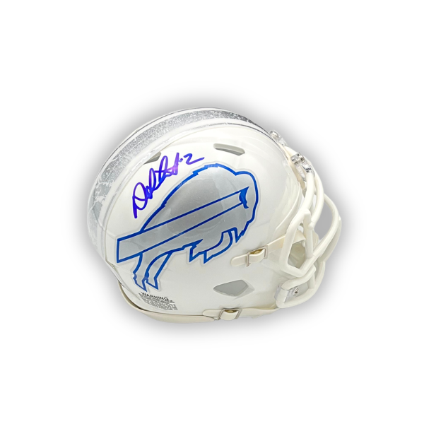 Steve Christie Signed Buffalo Bills Rivalries Speed Mini Helmet