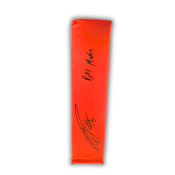 Joshua Palmer Signed Replica End Zone Pylon with "Bills Mafia"