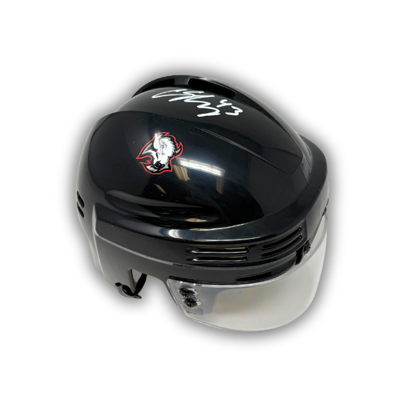 Conor Sheary Signed Buffalo Sabres Black Hockey Mini Helmet