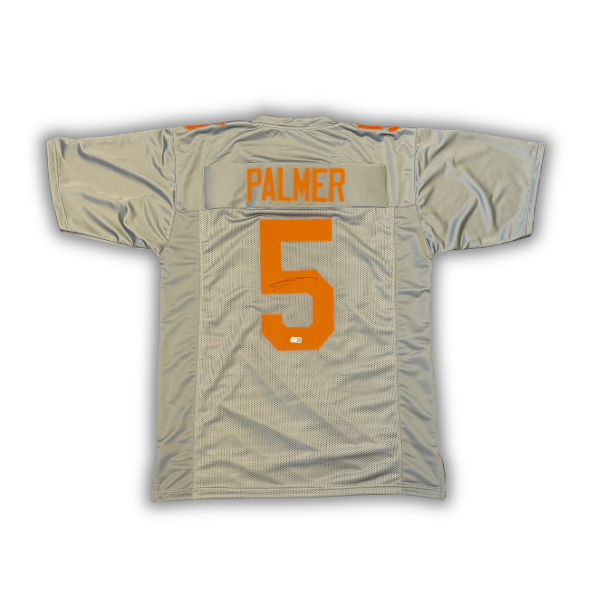 Joshua Palmer Signed Pro-Style Gray College Football Jersey