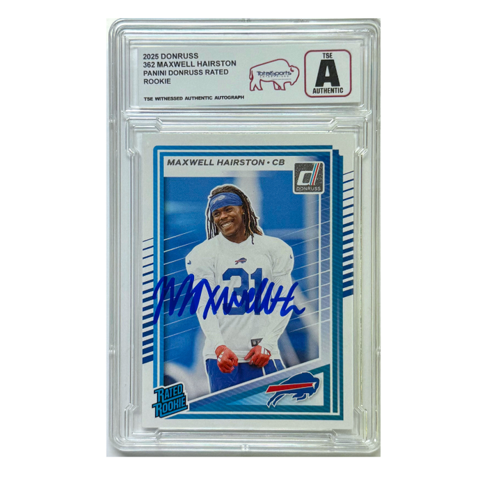 DOORBUSTER: TSE Slabbed: Maxwell Hairston 2025 Donruss Panini Rated Rookie Card #362