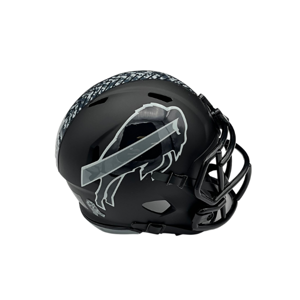 PRE-SALE: Steve Tasker Signed Buffalo Bills 2026 Salute to Service Speed Mini Helmet