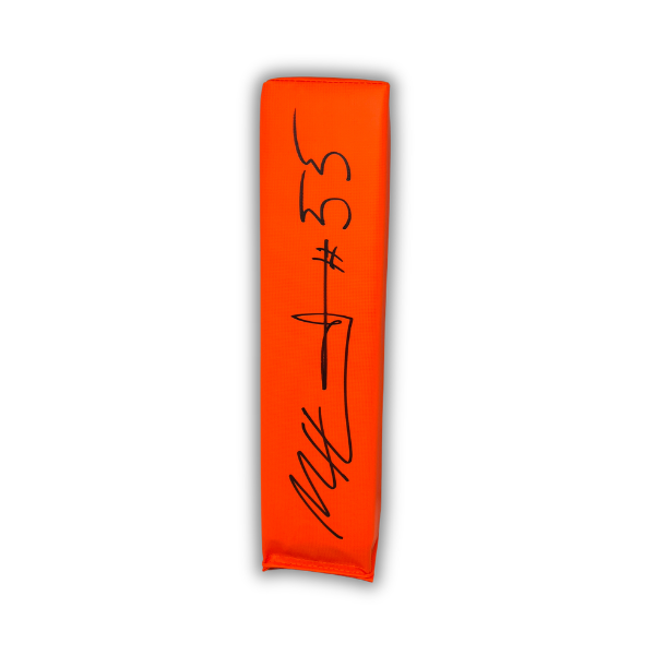 Michael Hoecht Signed Replica End Zone Pylon