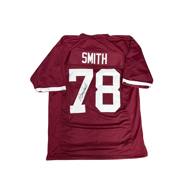 Bruce Smith Signed Pro Style Maroon College Football Jersey