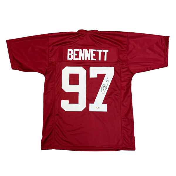Cornelius Bennett Signed Pro-Style Maroon College Football Jersey
