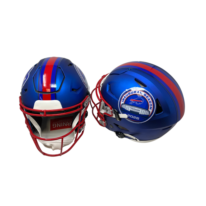 PRE-SALE: Josh Allen Signed TSE Exclusive Blue Full Size Speed Flex Authentic Helmet