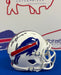 Facebook Auction: David Edwards Autographed Speed Mini Helmet TSE Buffalo 