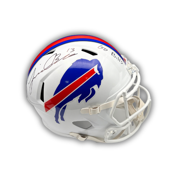 Skyler Bell Signed Buffalo Bills Full Size 2021 Speed Replica Helmet with "Go Bills"