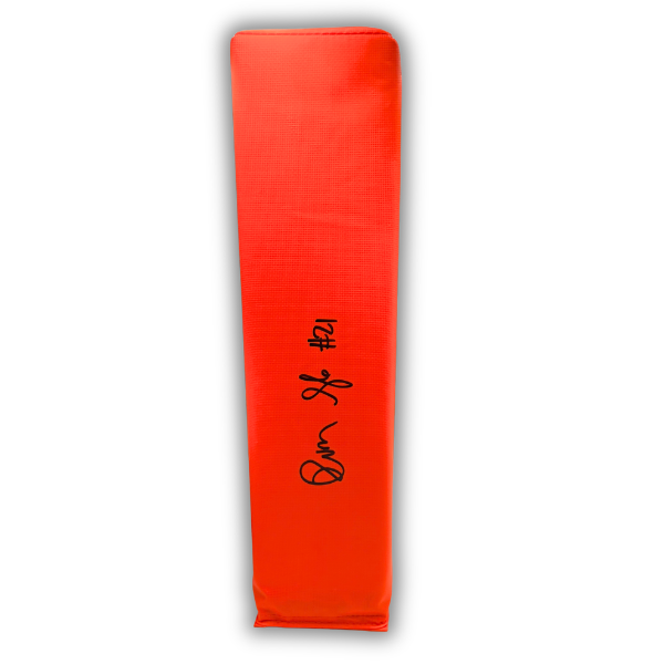 Davison Igbinosun Signed Replica End Zone Pylon