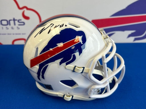 Facebook Auction: James Cook Autographed Speed Mini Helmet TSE Buffalo 