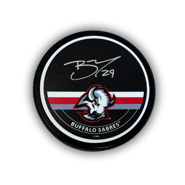 Beck Malenstyn Signed Buffalo Sabres Autograph Goathead Hockey Puck