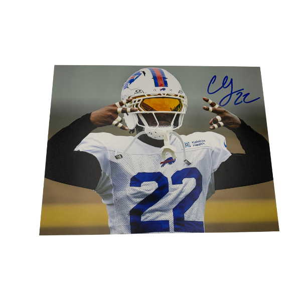 CJ Gardner-Johnson Signed Hands Up Photo