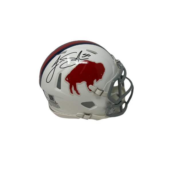 Javon Solomon Signed Buffalo Bills Standing Buffalo Speed Mini Helmet
