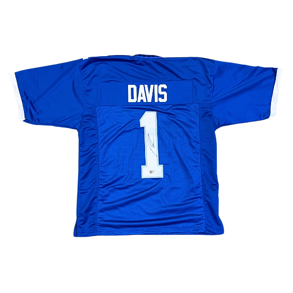 Ray Davis Signed Pro-Style Blue College Football Jersey