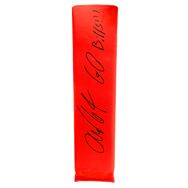 O'Cyrus Torrence Signed Replica End Zone Pylon with "Go Bills"