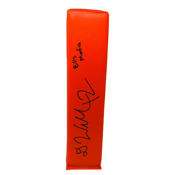 Dorian Williams Signed Replica End Zone Pylon with "Bills Mafia"
