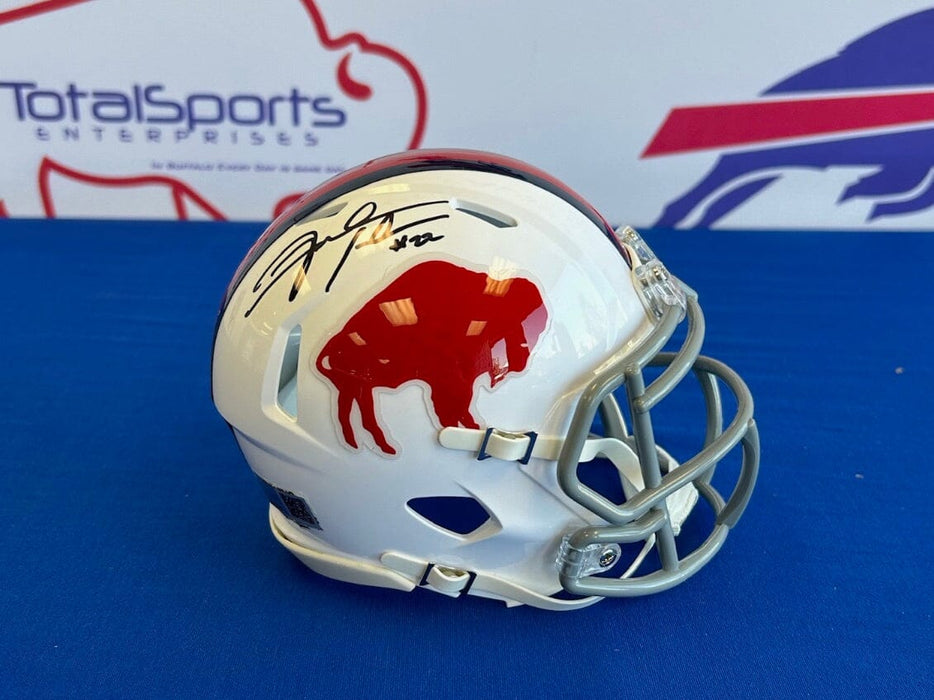 Facebook Auction: Fred Jackson Autographed Standing Buffalo Speed Mini Helmet TSE Buffalo 