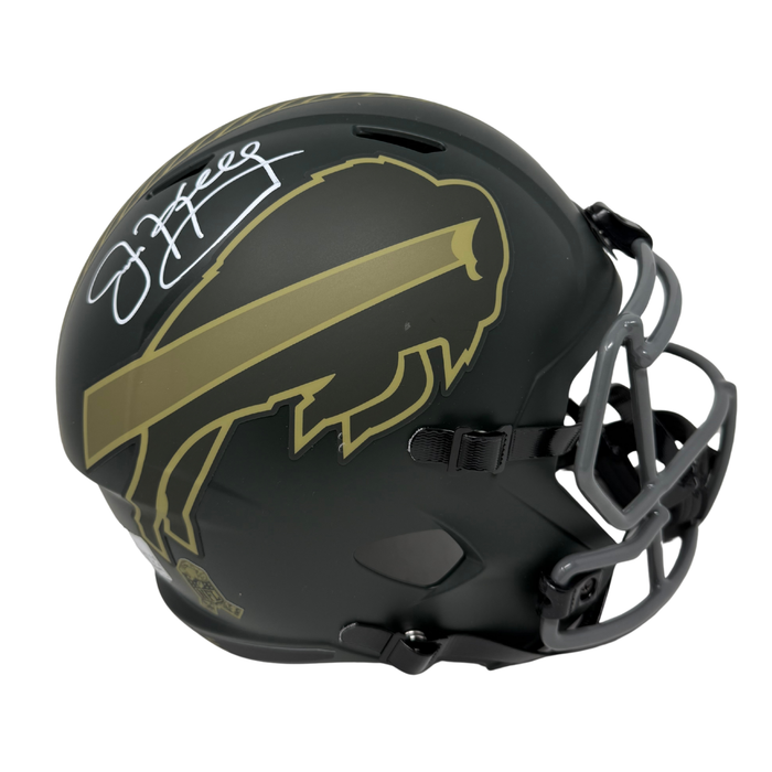 Jim Kelly Signed Buffalo Bills Full Size 2025 Salute to Service Speed Replica Helmet