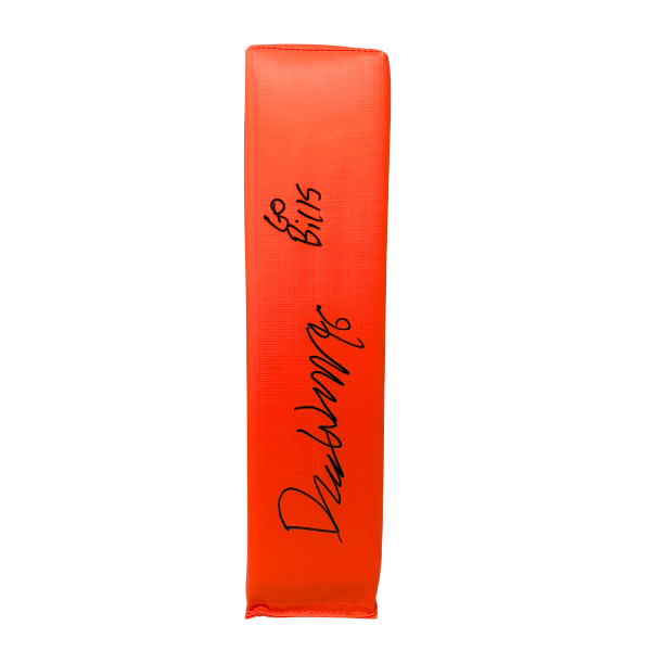 Deone Walker Signed Replica End Zone Pylon with "Go Bills"