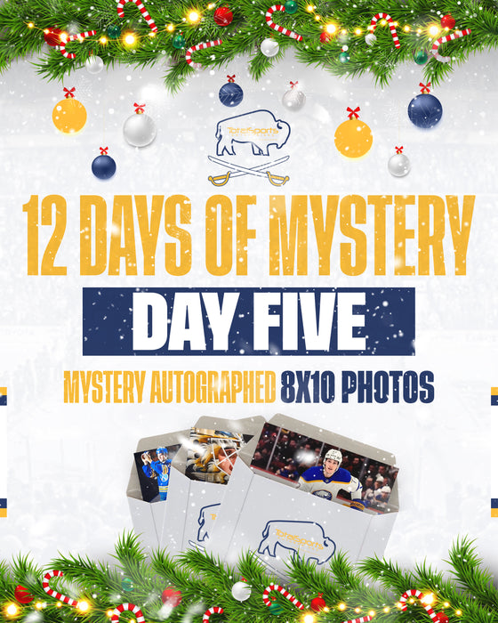 TSE 12 Days of Mystery (Day 5): Mystery Autographed Sabres 8x10 Photos