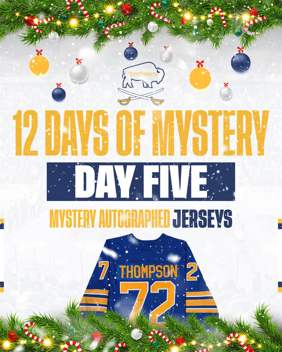 TSE 12 Days of Mystery (Day 5): Mystery Autographed Authentic Sabres Jerseys