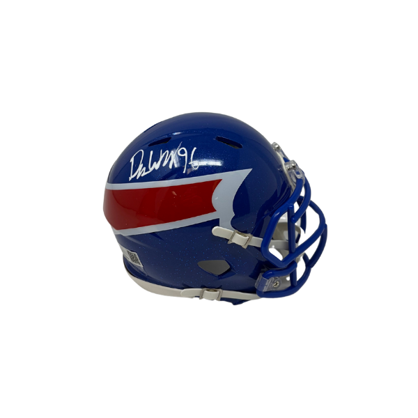 Deone Walker Signed Buffalo Bills Nickel City Alternate Speed Mini Helmet
