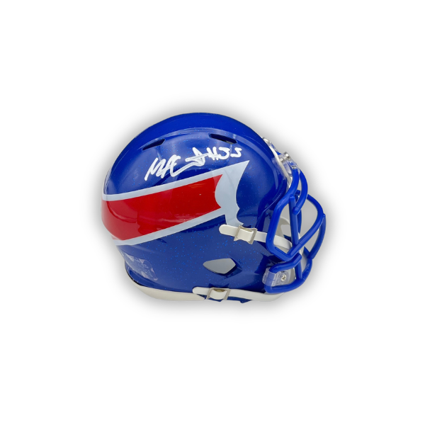 Michael Hoecht Signed Buffalo Bills Nickel City Alternate Speed Mini Helmet