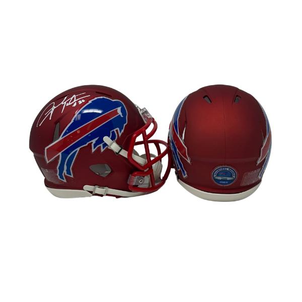 Fred Jackson Signed TSE Exclusive Riddell Inaugural Buffalo Bills Red Speed Mini Helmet