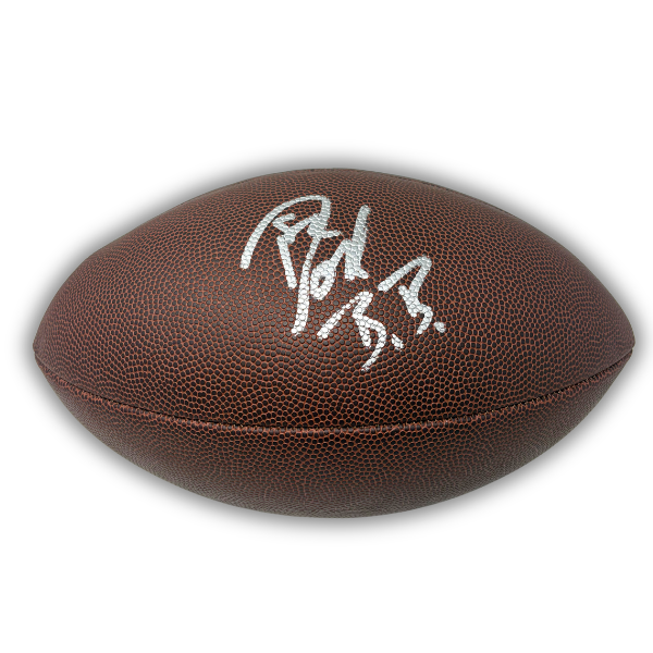 Don Beebe Signed Wilson Replica Football
