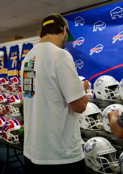 Josh Allen Signed Buffalo Bills Full Size Rivalries Speed Authentic Helmet
