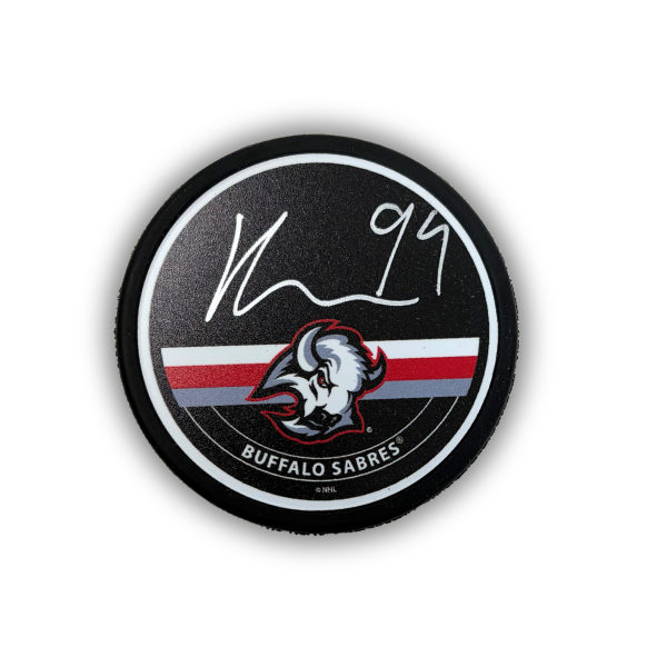 Konsta Helenius Signed Buffalo Sabres Autograph Goathead Hockey Puck