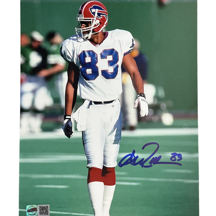 Andre Reed Signed Standing in White 8x10 Photo
