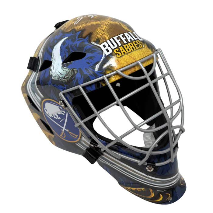 Alex Lyon Signed Buffalo Sabres Full Size Replica Hockey Goalie Mask