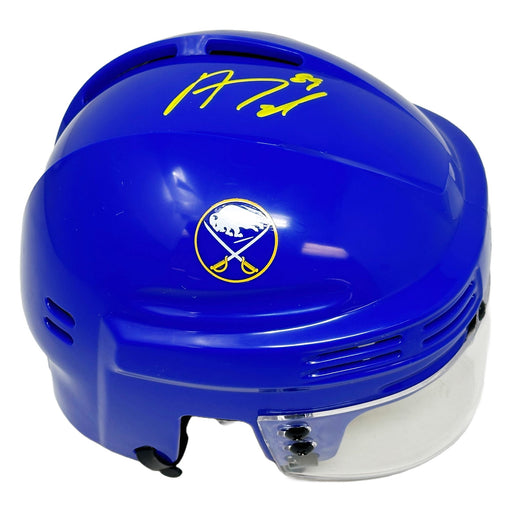 Alex Tuch Signed Buffalo Sabres Blue Mini Helmet Signed Mini Helmets TSE Buffalo 