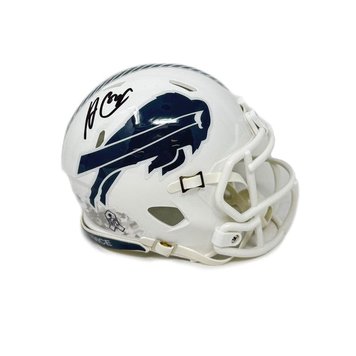 Amari Cooper Signed Buffalo Bills 2024 Salute to Service Speed Mini Helmet Signed Mini Helmets TSE Buffalo 