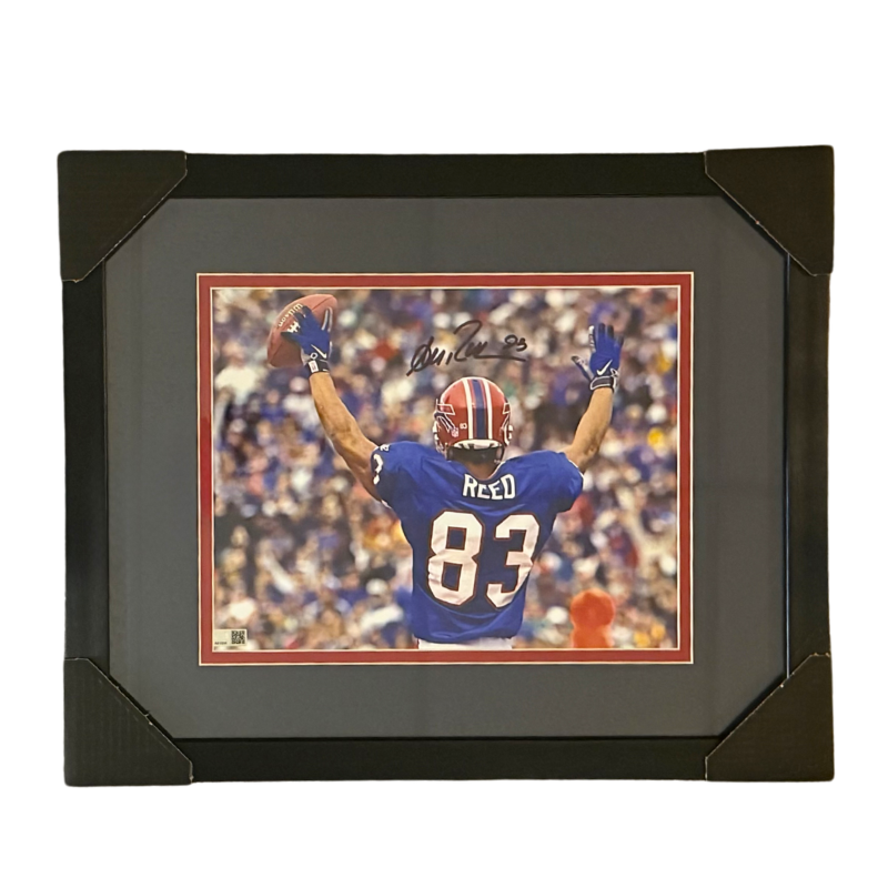 Andre Reed Signed Arms Up Celebration 11x14 Photo Professionally Frame ...