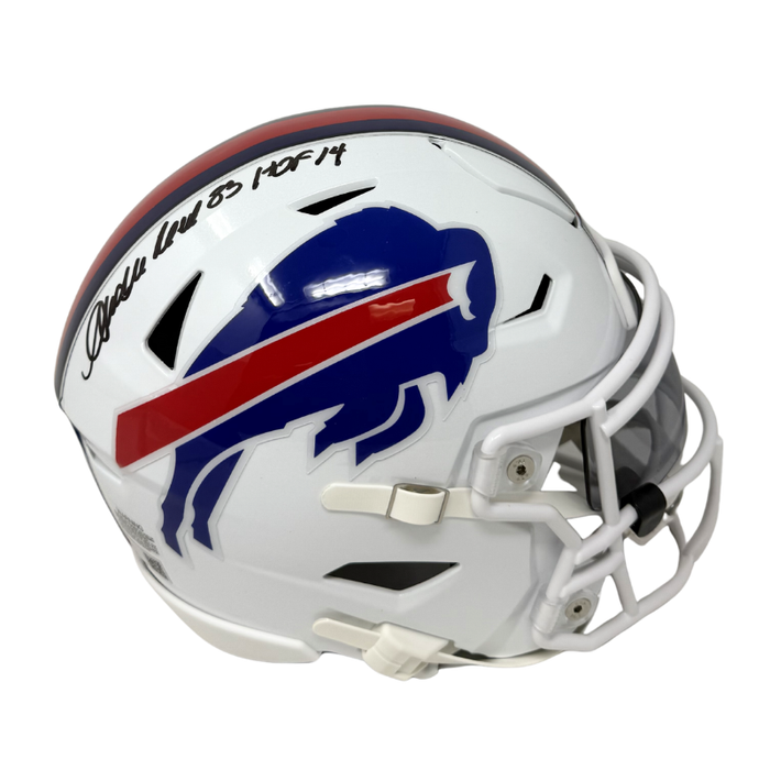 Andre Reed Signed Buffalo Bills 2021 Speed MIDI Flex Helmet with "HOF 14"